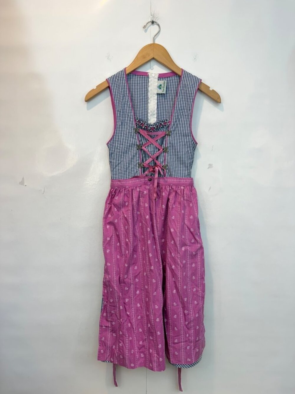Isar-Trachten Girl's Dirndl Apron Dress German Oktoberfest Size 140 US 10-12